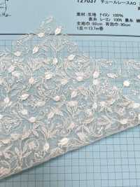 T27037 Tüll Spitze AO Off White[Textilgewebe] Kyowa Lace Sub-Foto