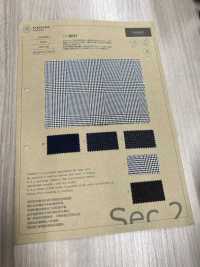 5-92668 TRABEST Soft Touch Melange Glencheck[Textilgewebe] Takisada Nagoya Sub-Foto