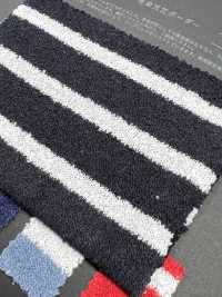 1077600 TC Boucle Yarn Dyed Cotton Jersey Querstreifen[Textilgewebe] Takisada Nagoya Sub-Foto
