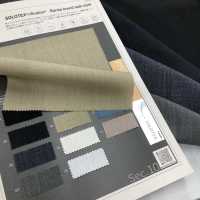 1069008 Soalon Triacetat-Leinen MIX SOLOTEX Stretch-Twill[Textilgewebe] Takisada Nagoya Sub-Foto