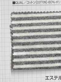 126 Baumwolle Polyester Heather 30 Kreisförmige Rippen Horizontale Streifen[Textilgewebe] VANCET Sub-Foto