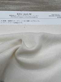 KYC643-W Fischgrätmuster Aus Ungefärbter Bio-Baumwolle[Textilgewebe] Uni Textile Sub-Foto