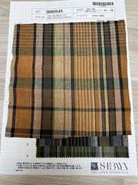 SB60545 1/60 Leinen Big Check[Textilgewebe] SHIBAYA Sub-Foto