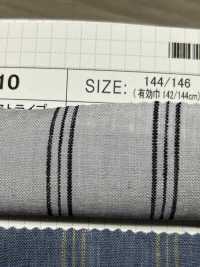 SB60910 1/60 Leinenstreifen[Textilgewebe] SHIBAYA Sub-Foto