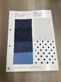 349 40 / Circular Rib Denim Print (Mercerisiert)[Textilgewebe] VANCET Sub-Foto