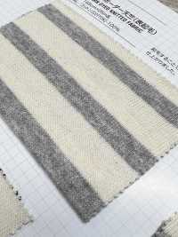 475 16// BSQ Horizontal Gestreifter Baumwolljersey (Unscharfe Oberfläche)[Textilgewebe] VANCET Sub-Foto