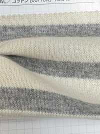 475 16// BSQ Horizontal Gestreifter Baumwolljersey (Unscharfe Oberfläche)[Textilgewebe] VANCET Sub-Foto
