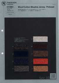 1010861 WOLLE / Baumwolle Murine Jersey Pinhead[Textilgewebe] Takisada Nagoya Sub-Foto