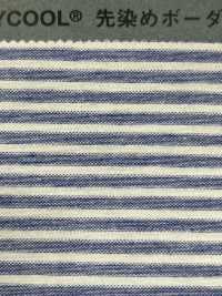 1076026 Baumwolle × TRYCOOL 36G Moosstich-Querstreifen[Textilgewebe] Takisada Nagoya Sub-Foto