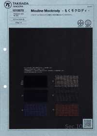 1010070 Wolle/Polyester Murinemocrodi[Textilgewebe] Takisada Nagoya Sub-Foto