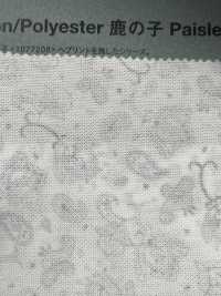 1077935 T / C Moosstich Paisley-Druck[Textilgewebe] Takisada Nagoya Sub-Foto