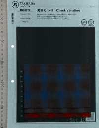1084976 Garngefärbte Twill-Check-Variation[Textilgewebe] Takisada Nagoya Sub-Foto