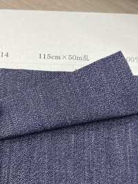 2414B Altmodischer Shuttle Loom Twisted Heather Chambray[Textilgewebe] Yoshiwa Textil Sub-Foto