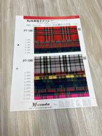 FT198 Ny Yarn Dyed Gittertaft[Textilgewebe] Masuda Sub-Foto