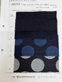 JN0704 9 Oz Jacquard Denim Dot Design Large[Textilgewebe] DUCK TEXTILE Sub-Foto