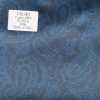 URJ-001 Made In Italy Cupra Futter 100% Print Paisley-Muster Blau
