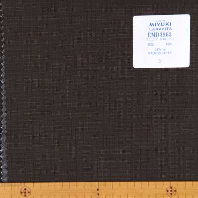 EMD3963 Feine Wollkollektion Vintage Micro Pattern Dunkelbraun[Textil] Miyuki-Keori (Miyuki) Sub-Foto