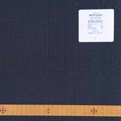 EMD3904 Natural Stretch Line Activa 2-Wege-Stretch Seersucker Marineblau[Textil] Miyuki-Keori (Miyuki) Sub-Foto