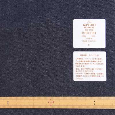 JMD10194 Workers High Density Workwear Denim Aus Gewebter Wolle Marineblau[Textil] Miyuki-Keori (Miyuki) Sub-Foto