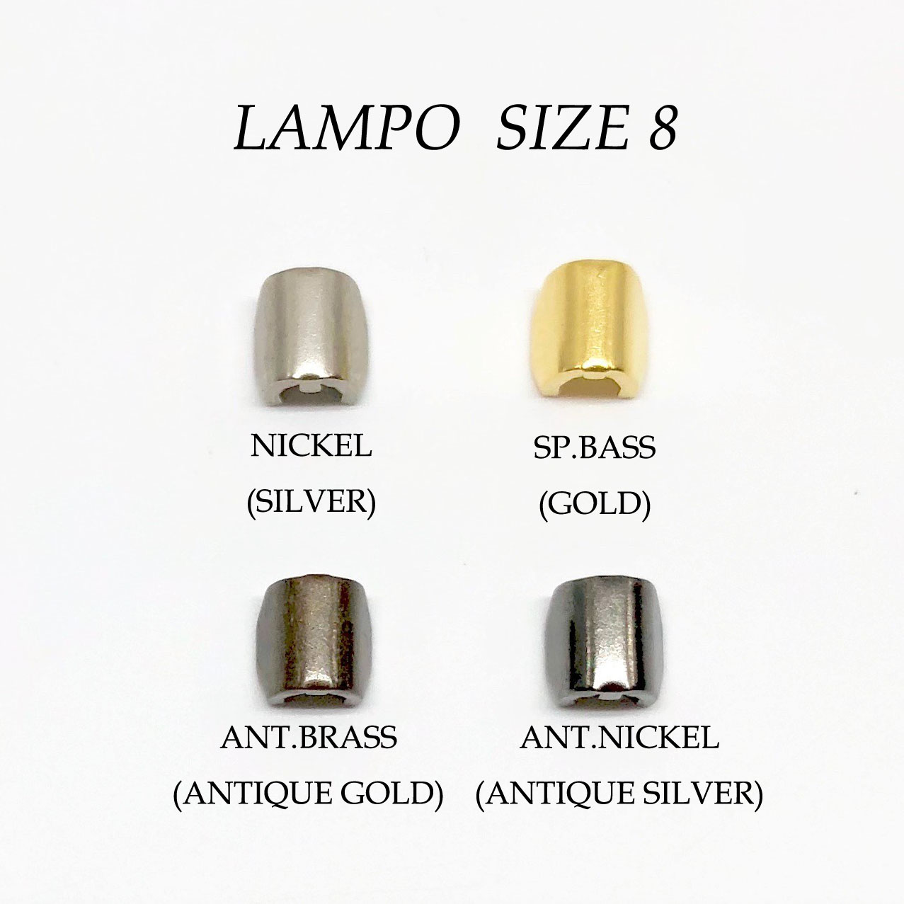 183S Super LAMPO Zipper Top Stop Nur Für Größe 8[Reißverschluss] LAMPO(GIOVANNI LANFRANCHI SPA)