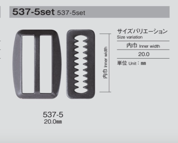 537-5 Schnallen-SET[Schnallen Und Ring] Morito