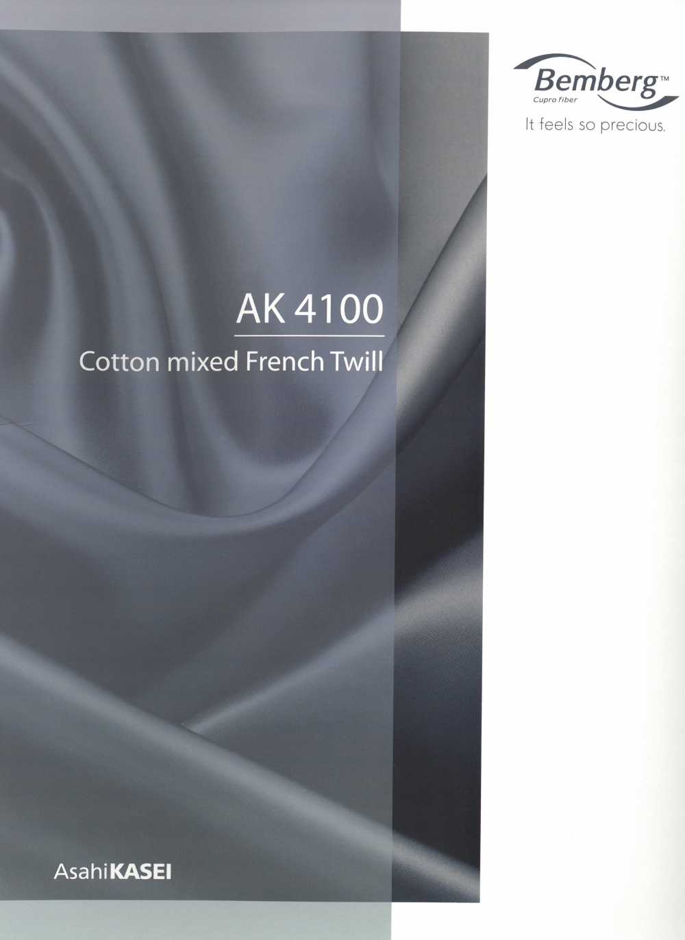 AK4100 Cupra Cotton Fancy Twill Woven Futter (Bemberg)[Beschichtung] Asahi KASEI