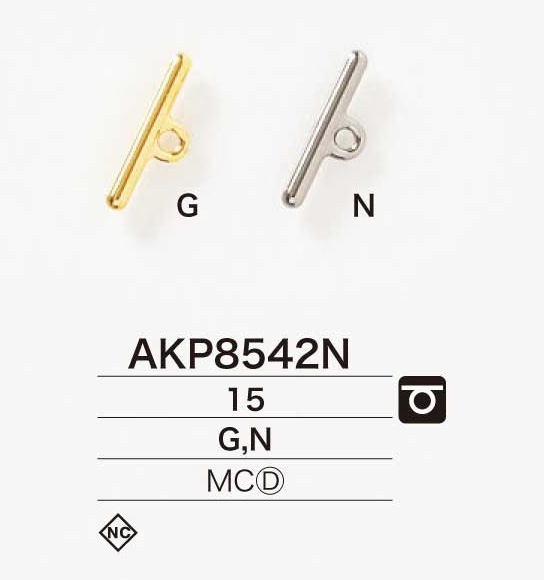 AKP8542N 15-mm-Druckguss-Knebelknopf[Knöpfe] IRIS
