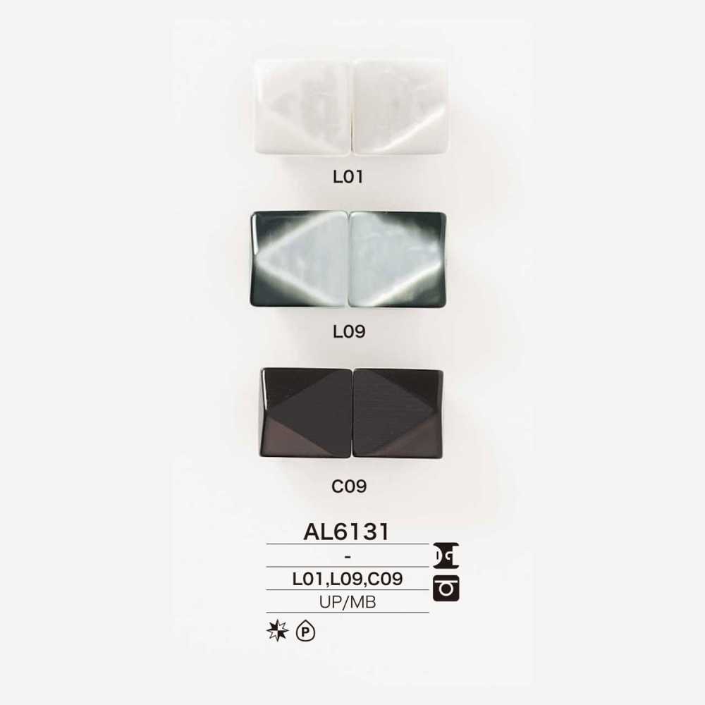 AL6131 Vorderteile Aus Polyester/Messing[Haken und Ösen] IRIS