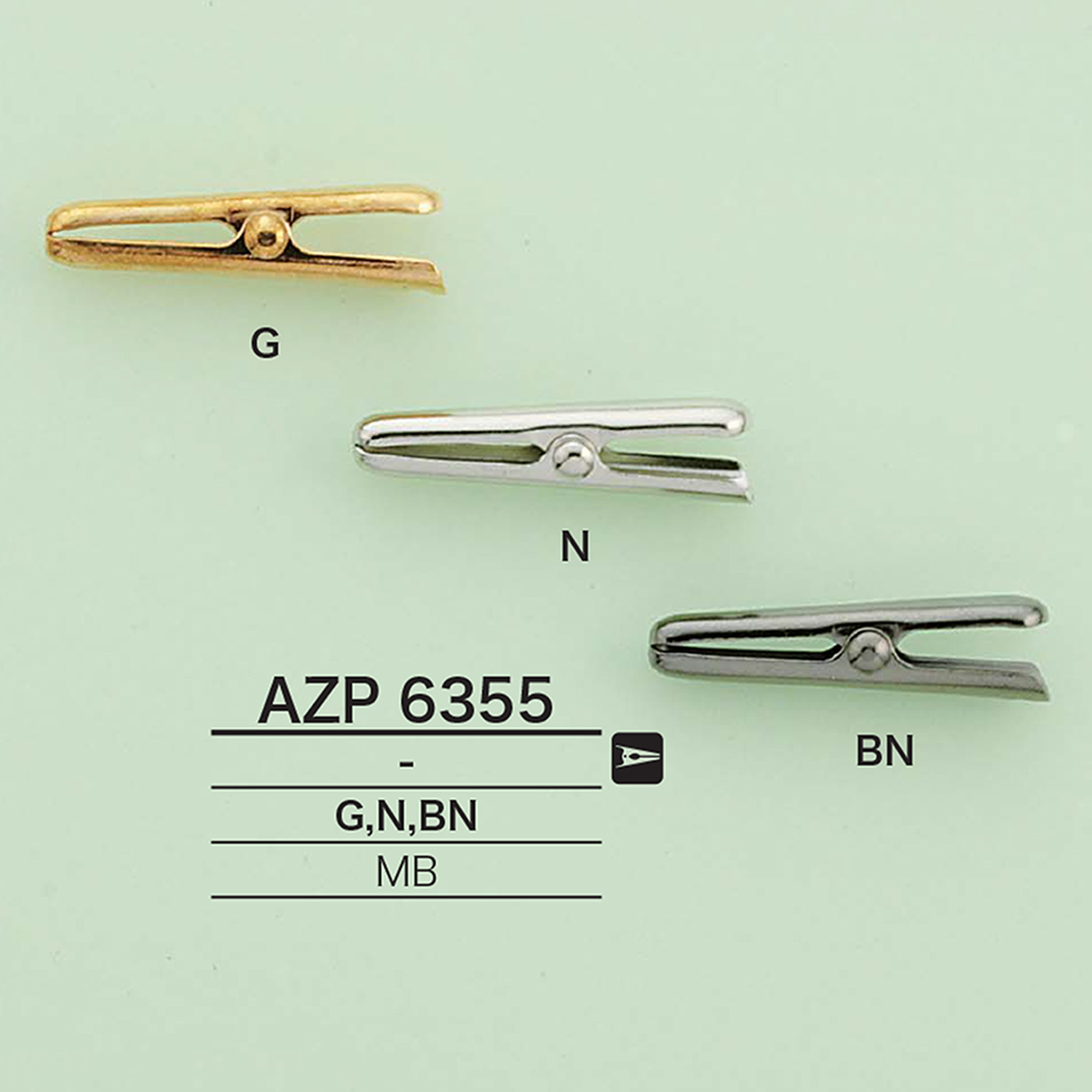AZP6355 Kleiderklammer-Clip[Verschiedene Waren Und Andere] IRIS