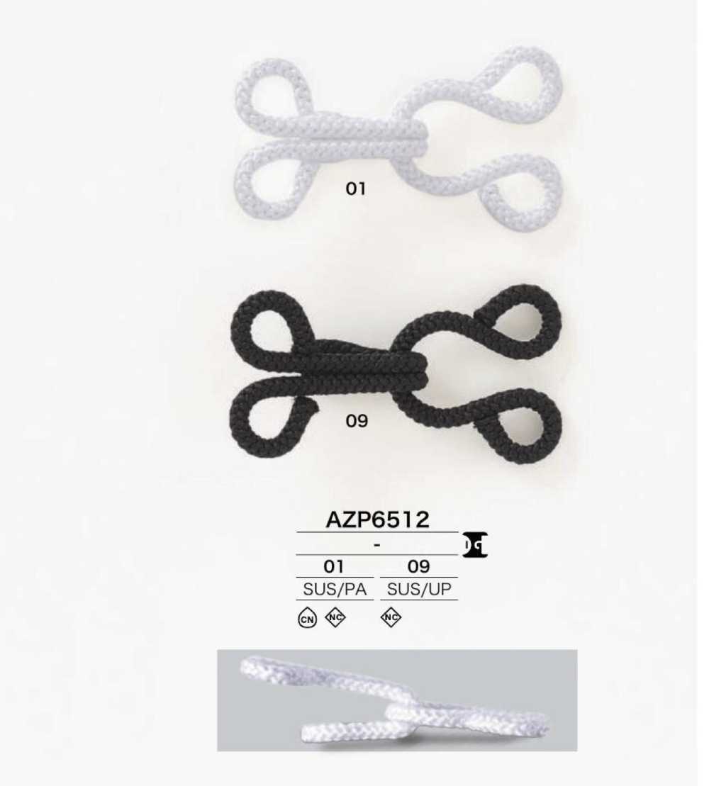 AZP6512 [Haken und Ösen] IRIS