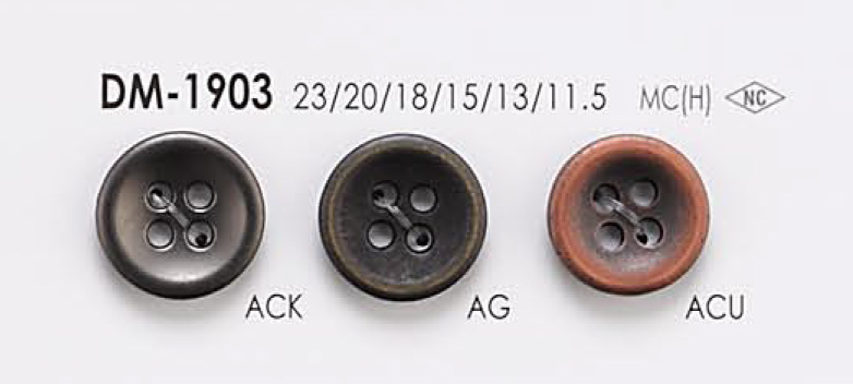 DM1903 4-Loch-Metallknopf Für Jacken Und Anzüge[Taste] IRIS