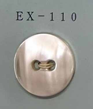 EX110 2 Löcher, Randlos, Muschelknopf[Taste] Tomoi