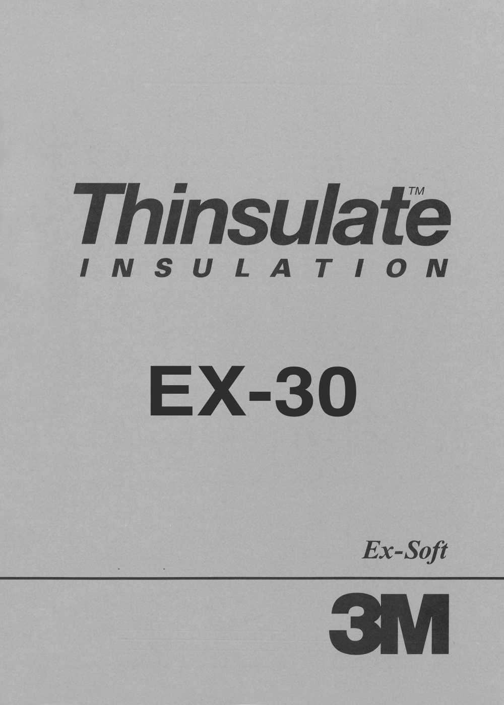 EX30 3M ™ Thinsulate ™ Ex-Soft 30g / M2[Einlage]