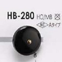 HB280 4-Loch-Knopf Aus Echtem Büffelhorn/Messing[Taste] IRIS