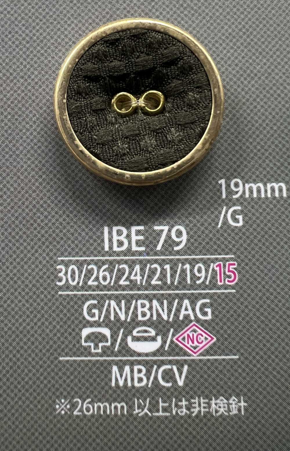 IBE79 Ösenstoffknopf[Taste] IRIS