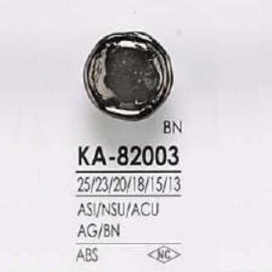 KA82003 Rechteckiger Ringbeinknopf Aus ABS-Harz[Taste] IRIS