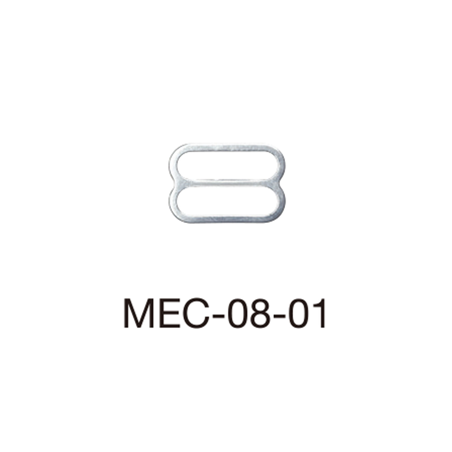 MEC08-01 BH-Träger-Einsteller Für Dünnen Stoff 8 Mm * Kompatibel Mit Nadeldetektoren[Schnallen Und Ring] Morito