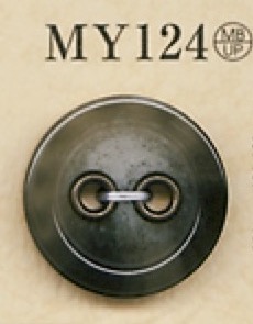 MY124 2-Loch-Knopf Aus Polyesterharz/Messing[Taste] DAIYA BUTTON