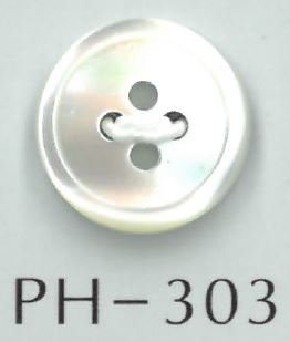 PH303 4-Loch-Muschelknopf Mit Dünnem Rand[Taste] Sakamoto Saji Shoten