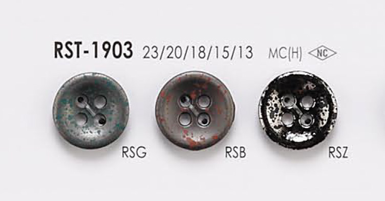 RST1903 4-Loch-Metallknopf Für Jacken Und Anzüge[Taste] IRIS