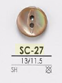 SC27 Hergestellt Aus Muschel Mit Zwei Knöpfen Mit Löchern Vorne[Taste] IRIS