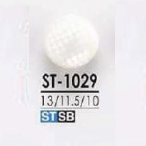 ST1029 Halbrunder Halbring-Ösenknopf Aus Muschel/Messing[Taste] IRIS