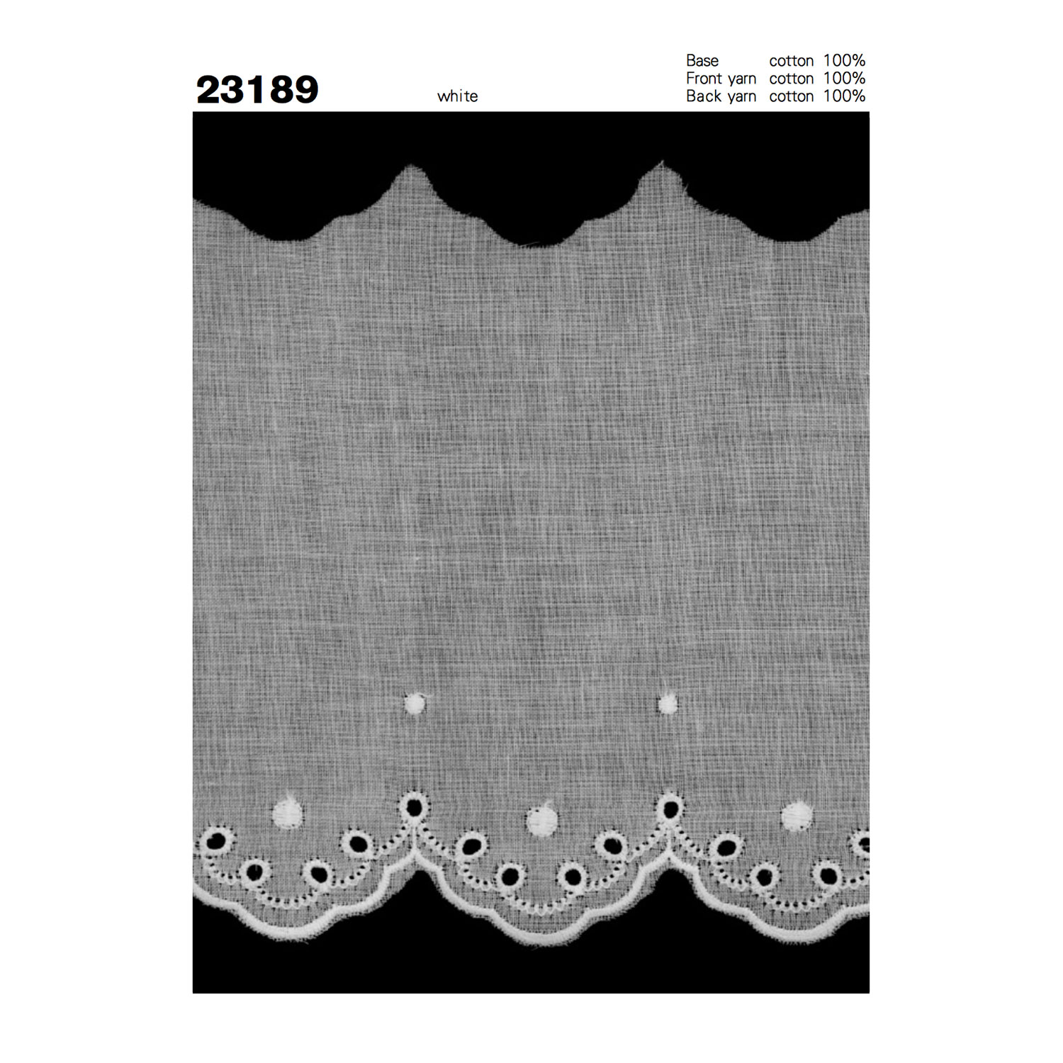 23189 Baumwollspitze[Spitze] Kyowa Lace