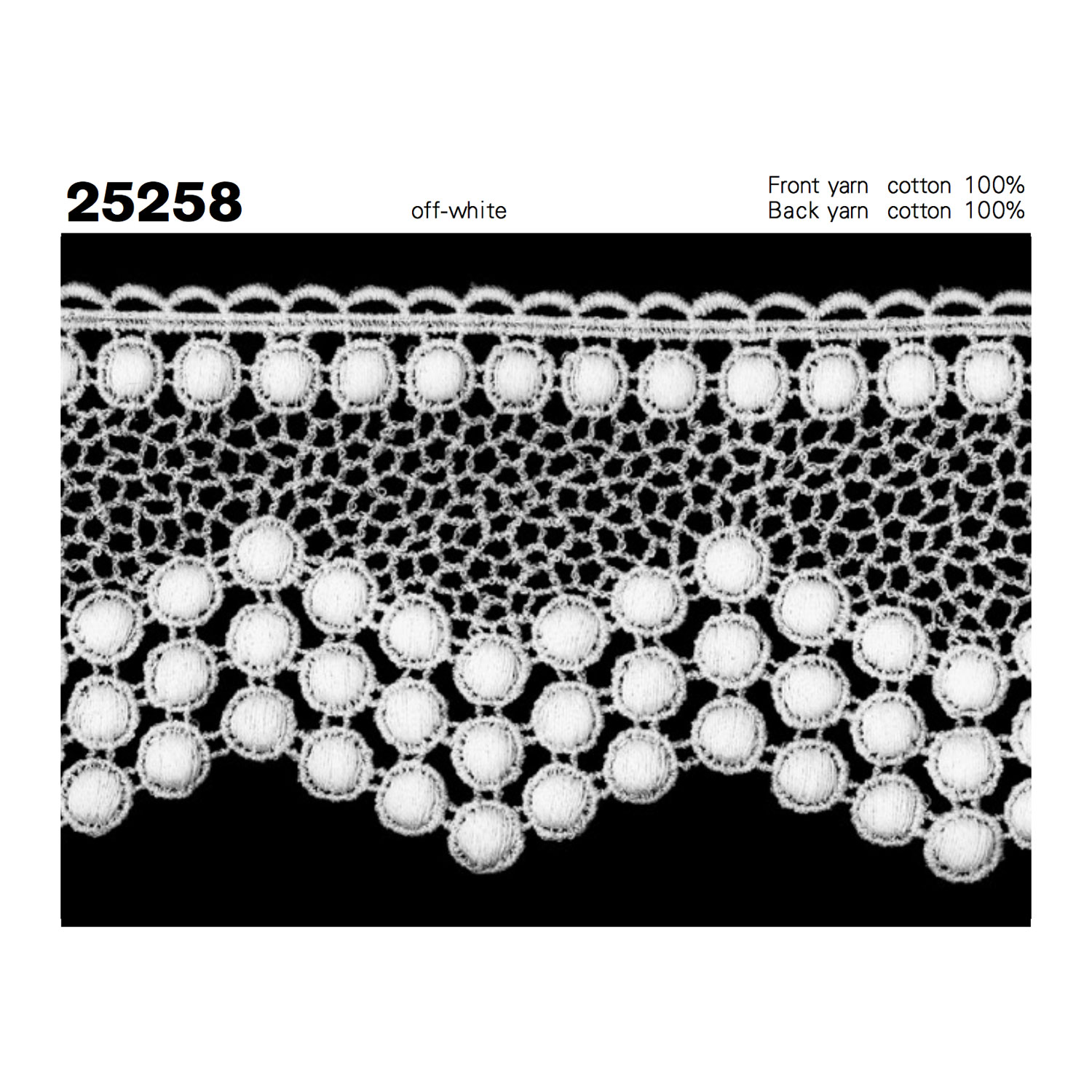 25258 Chemische Spitze Kyowa Lace