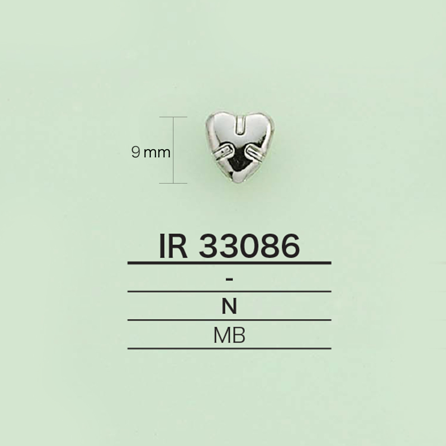 IR33086 Herzförmiger Charm[Verschiedene Waren Und Andere] IRIS
