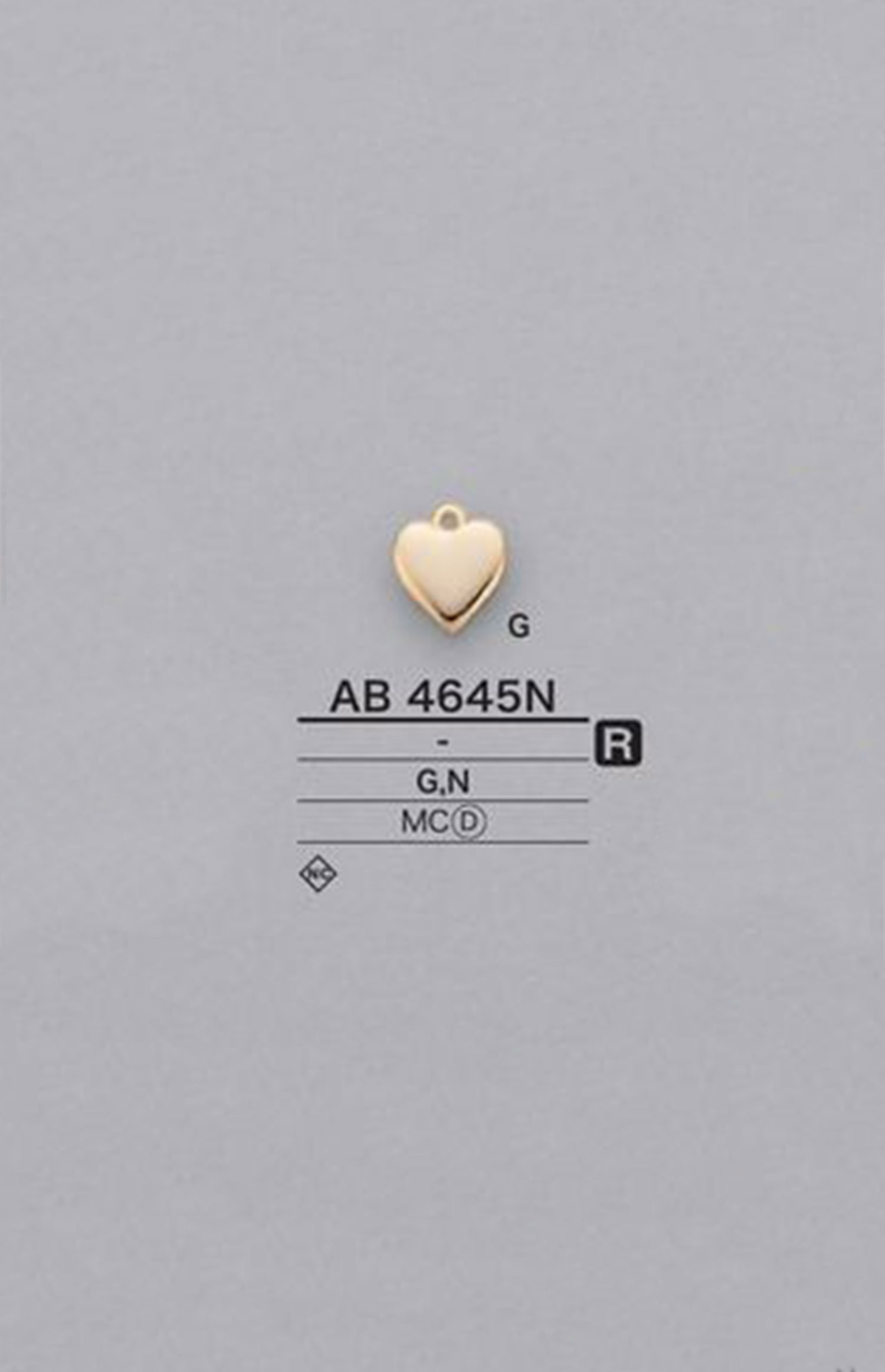 AB4645N Herzförmige Motivteile[Verschiedene Waren Und Andere] IRIS