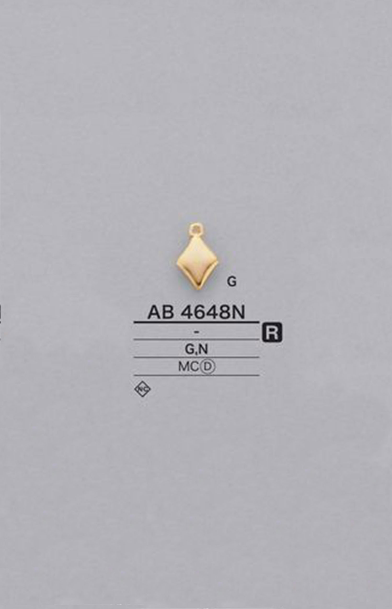 AB4648N Rautenförmige Motivteile[Verschiedene Waren Und Andere] IRIS