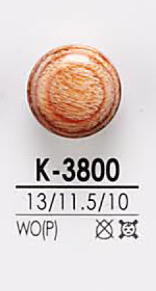 K-3800 Holzmaserung-Knopf[Taste] IRIS