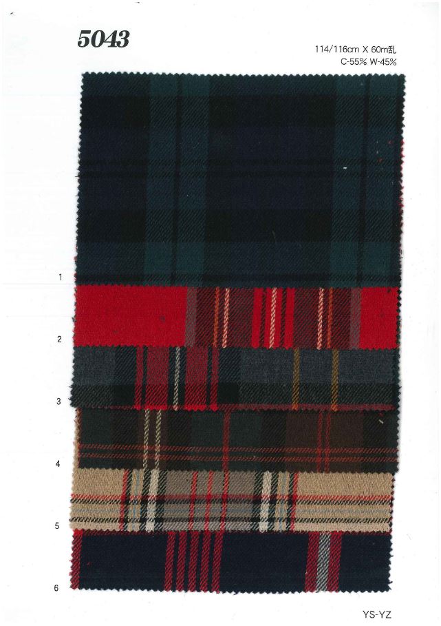 MU5043 Baumwolle Kariert[Textilgewebe] Ueyama Textile