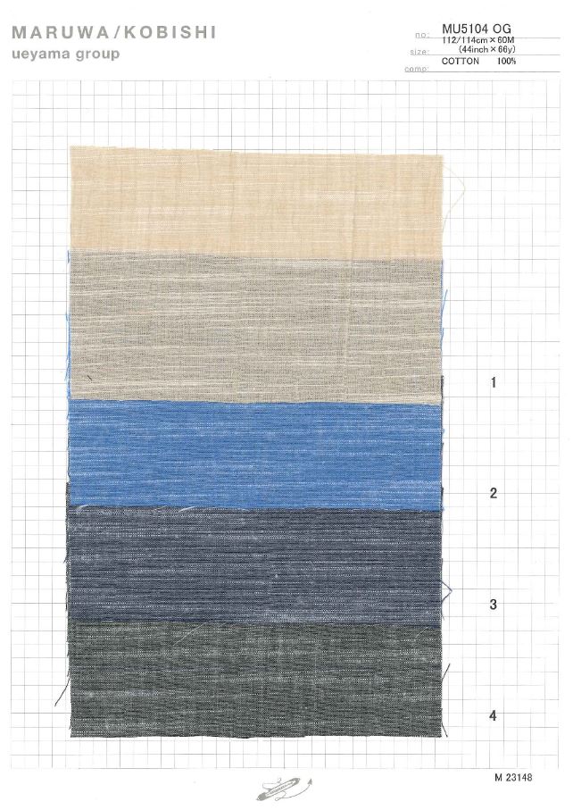 MU5104OG Latzhose Mit Flammgarn[Textilgewebe] Ueyama Textile